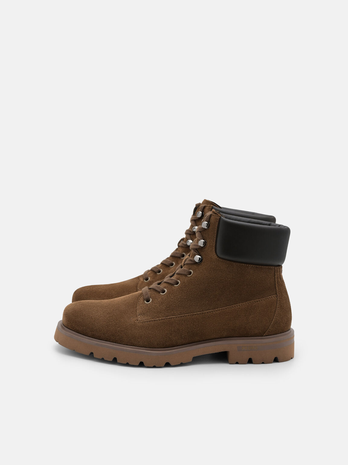 Gi&agrave;y boots cổ cao Wilder, Rượu cognac da lộn, hi-res