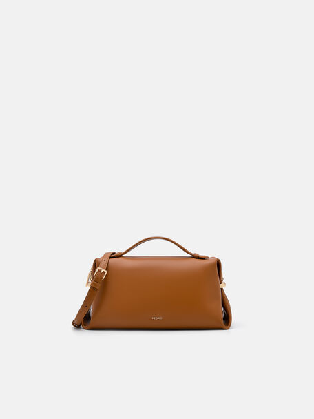 Lia Bowling Bag, Cognac, hi-res