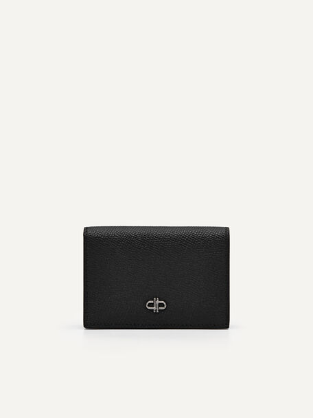 PEDRO Icon Leather Card Holder, Black, hi-res