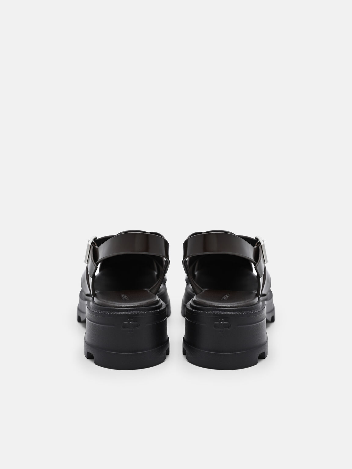 Gi&agrave;y sandals mũi tr&ograve;n Verlin, Dark Brown Box, hi-res