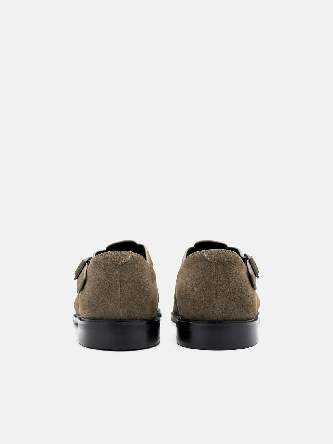 Gi&agrave;y sandals đế bệt Brent Suede, Xanh Olive, hi-res