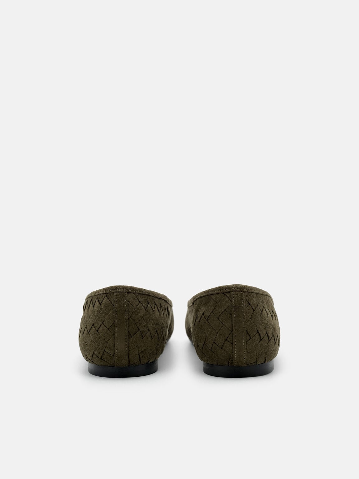 Anna Ballerina Flats, Olive, hi-res