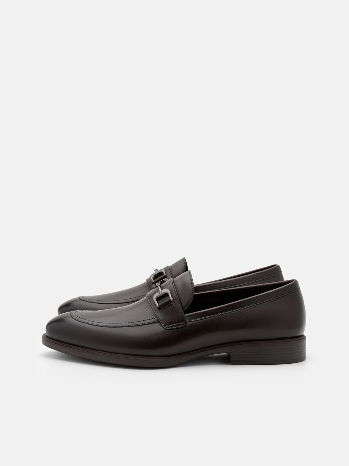 Gi&agrave;y lười Altitude Lightweight Leather, N&acirc;u đậm b&oacute;ng, hi-res