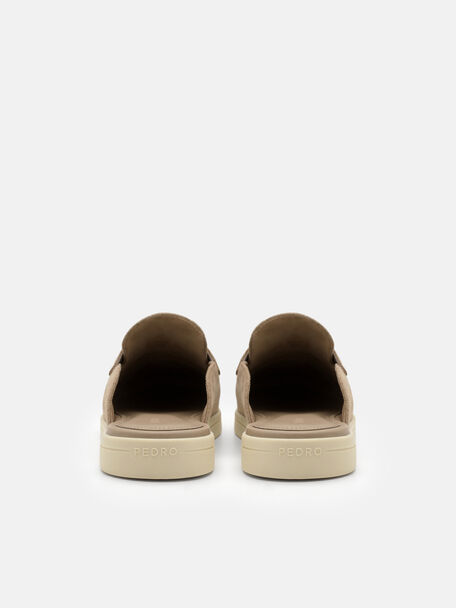 Gi&agrave;y mules đế bệt Roam, Sand Suede, hi-res