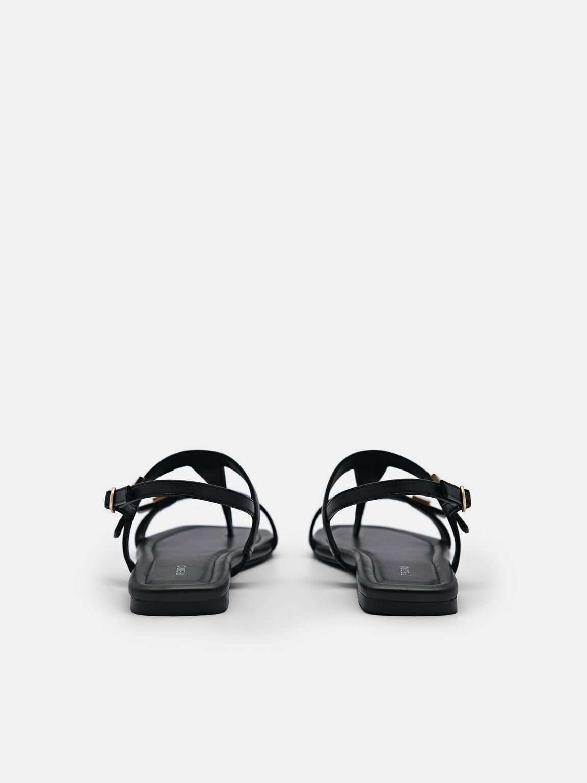 Marion Thong Sandals, Black, hi-res