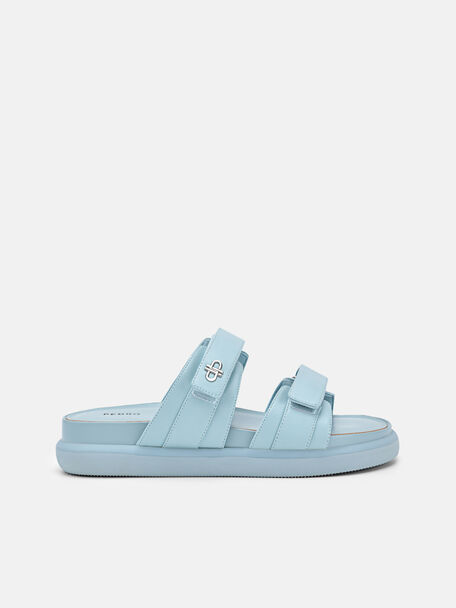 D&eacute;p quai ngang Velcro, Xanh m&ograve;ng k&eacute;t, hi-res