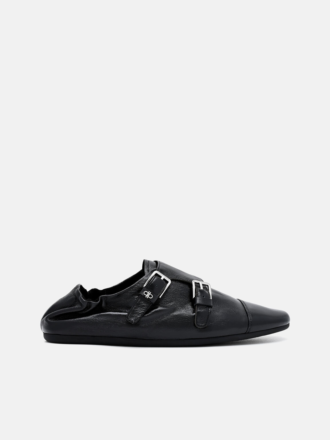Lauren Leather Oxford Shoes, Black, hi-res