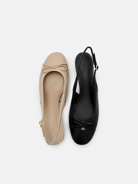 Anna Leather Mary Jane Pumps, Sand, hi-res