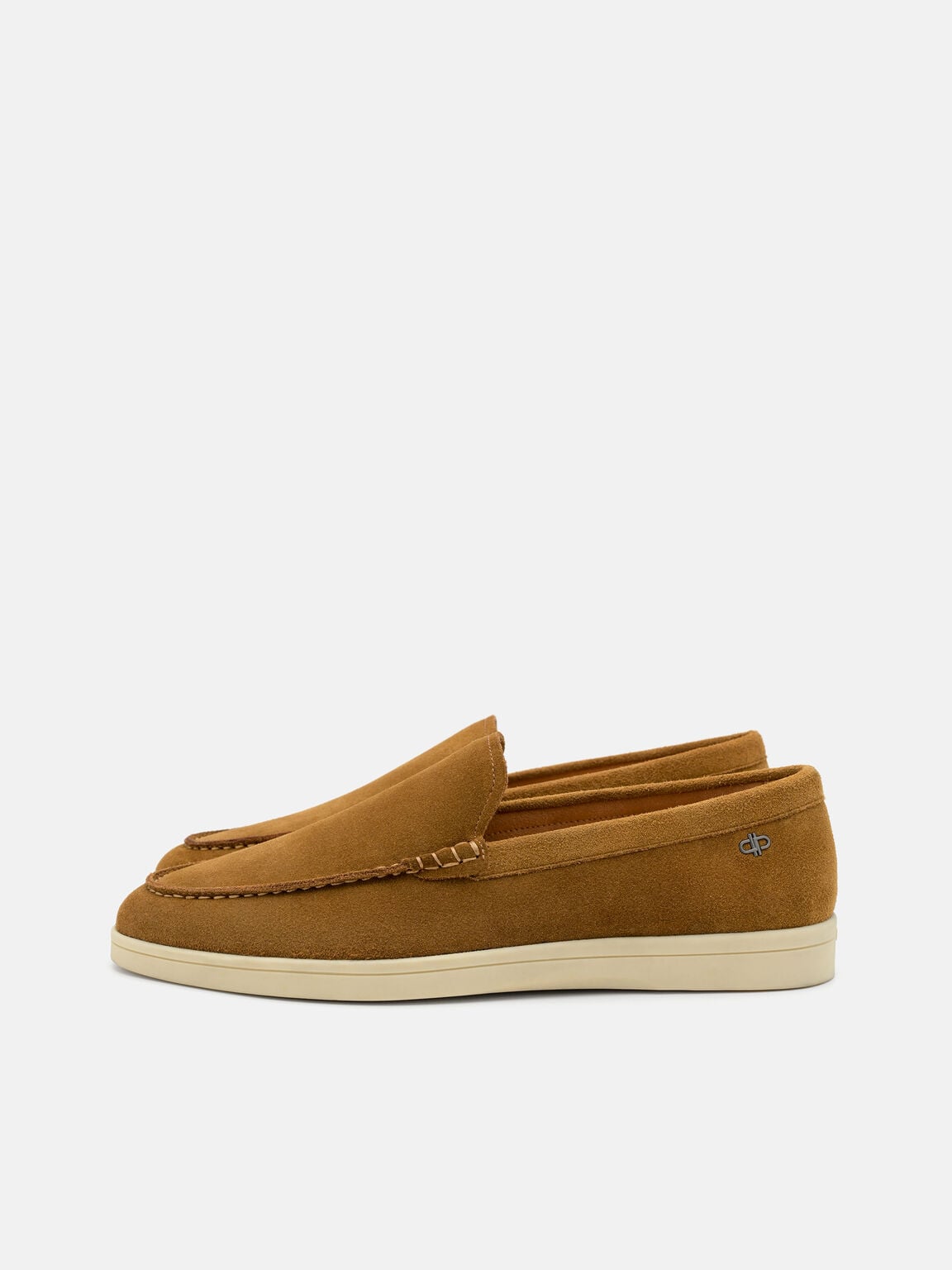 Gi&agrave;y lười đế bệt mũi tr&ograve;n Roam, Dark Camel Suede, hi-res