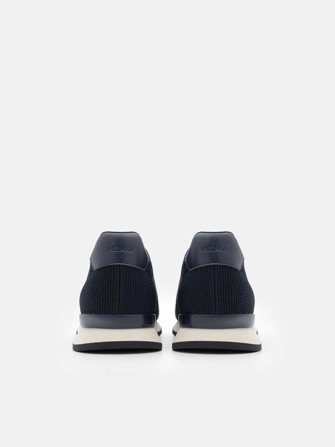 Gi&agrave;y sneakers cổ thấp Track, Navy Fabric