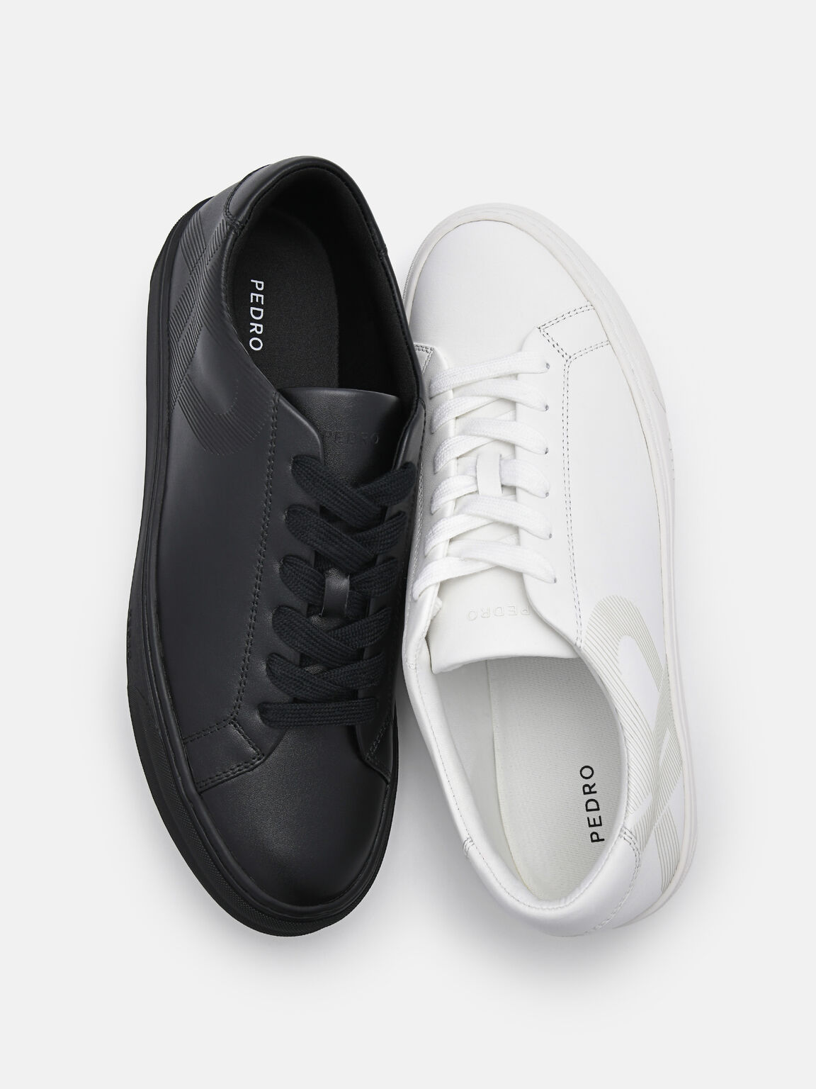 Giày sneakers cổ thấp Icon, Trắng, hi-res