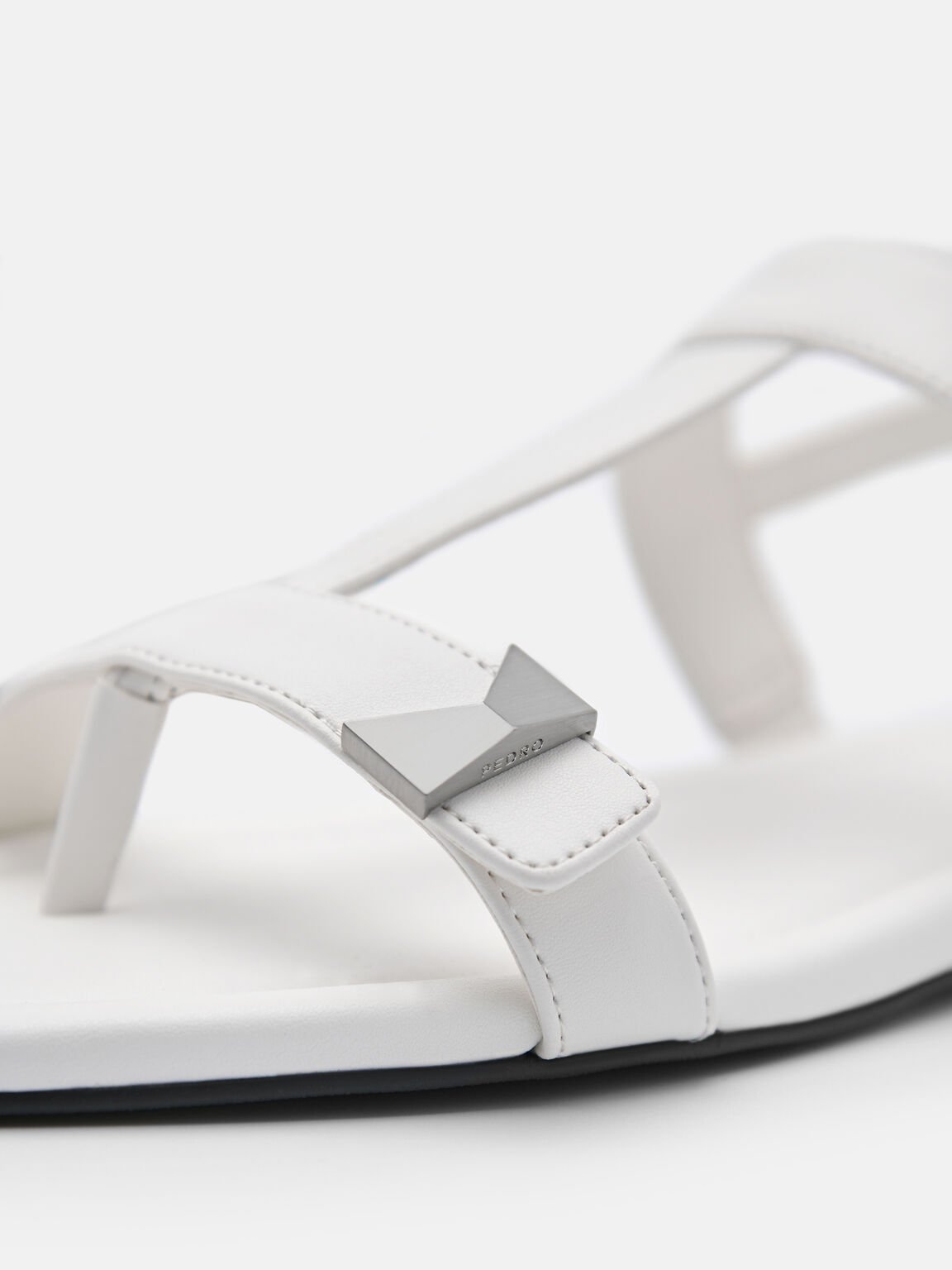 Marion Thong Sandals, White, hi-res