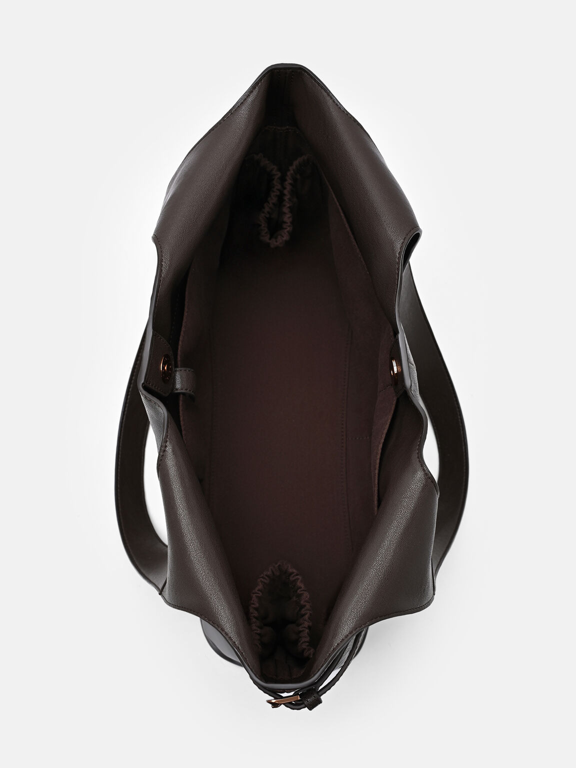Vienna Leather Tote Bag, Dark Brown, hi-res