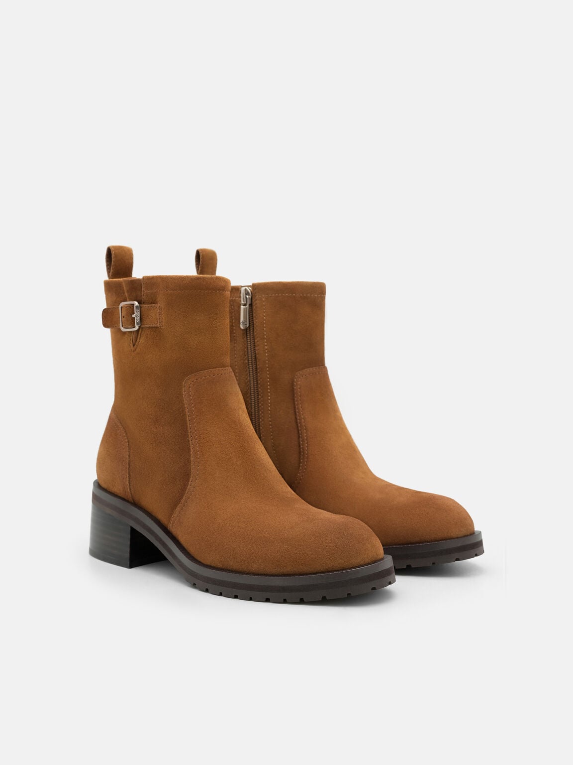 Wilkins Suede Boots, Cognac Suede, hi-res