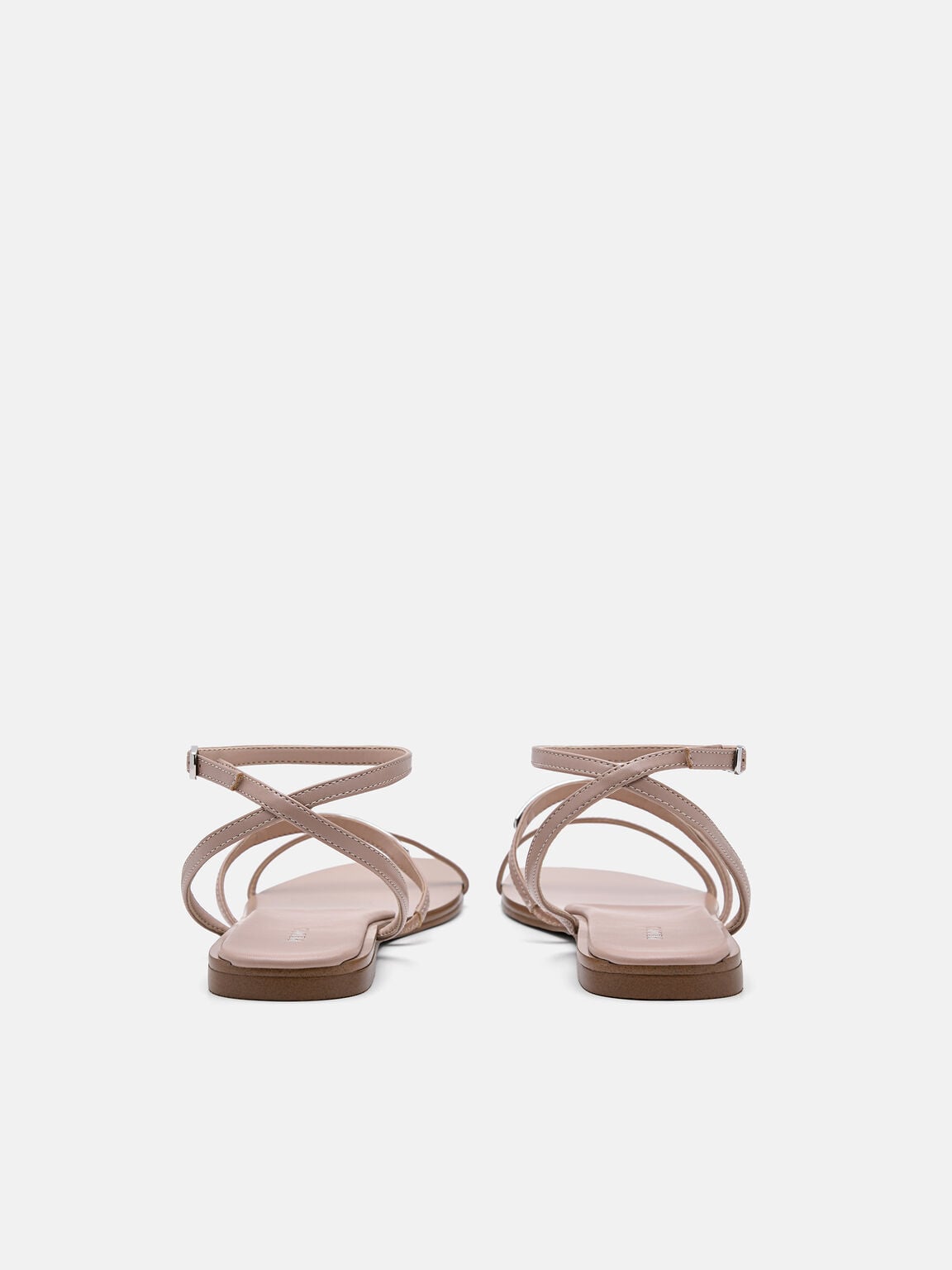 Gi&agrave;y sandals đế bệt Lia, Nude, hi-res