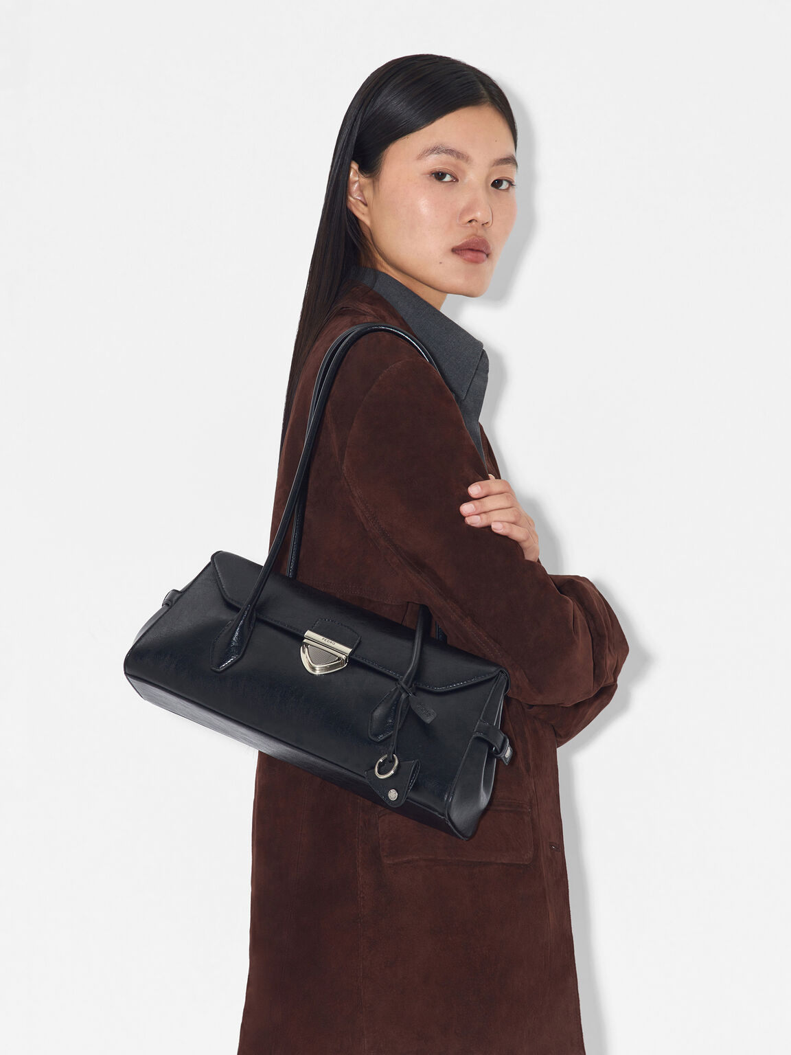 Lottie Shoulder Bag, Black