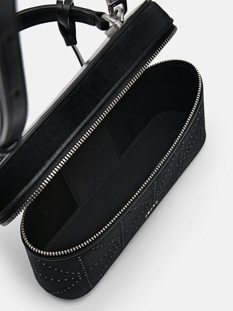 Ari Shoulder Bag in Pixel, Black, hi-res