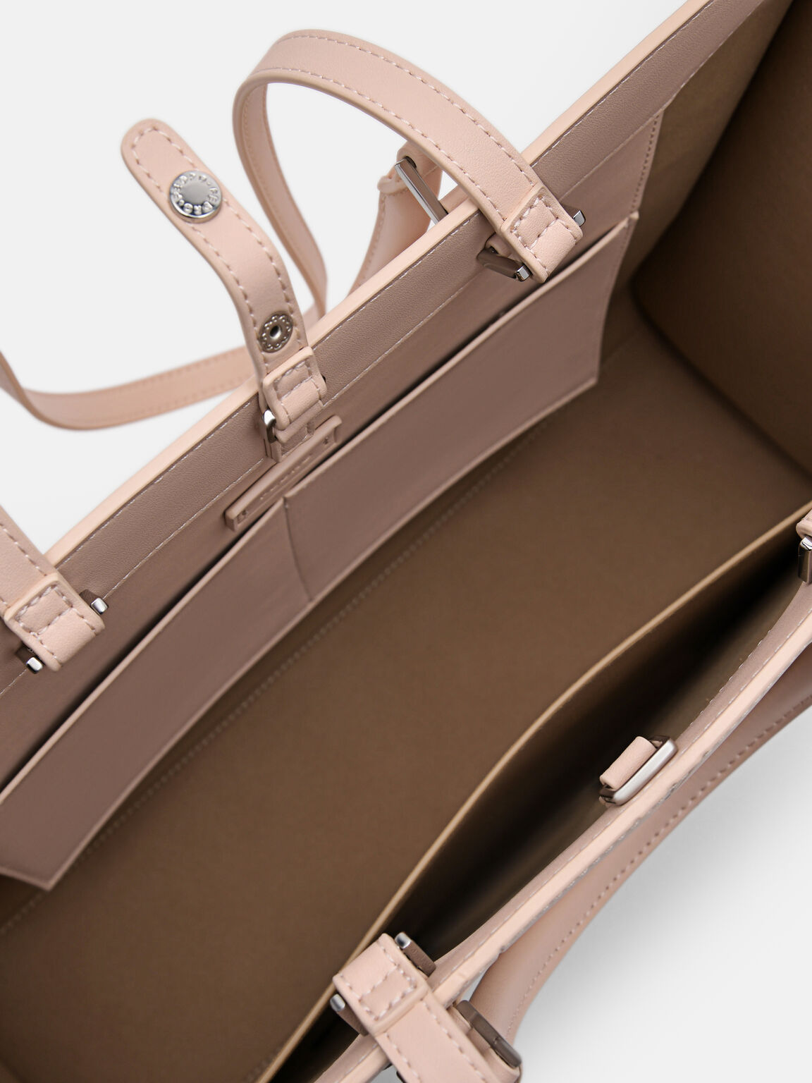 PEDRO Studio Leather Pixel Tote Bag, Nude, hi-res