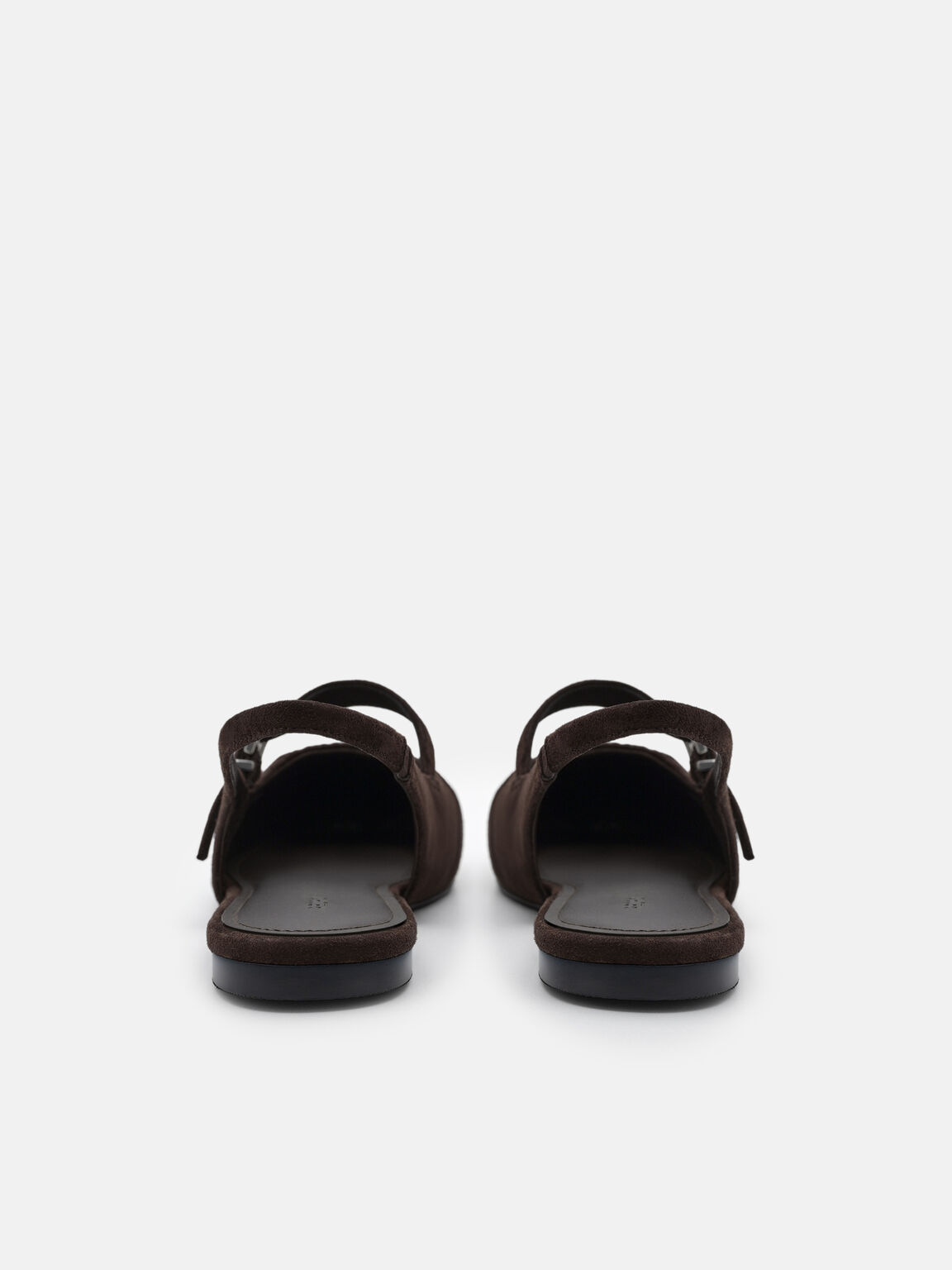 Gi&agrave;y sandals đế bệt Gabrielle, Dark Brown Suede, hi-res