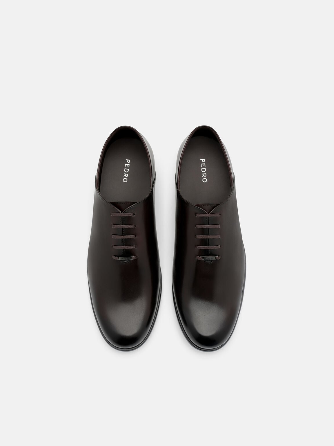 Gi&agrave;y oxford Burnished Leather, N&acirc;u đậm b&oacute;ng, hi-res