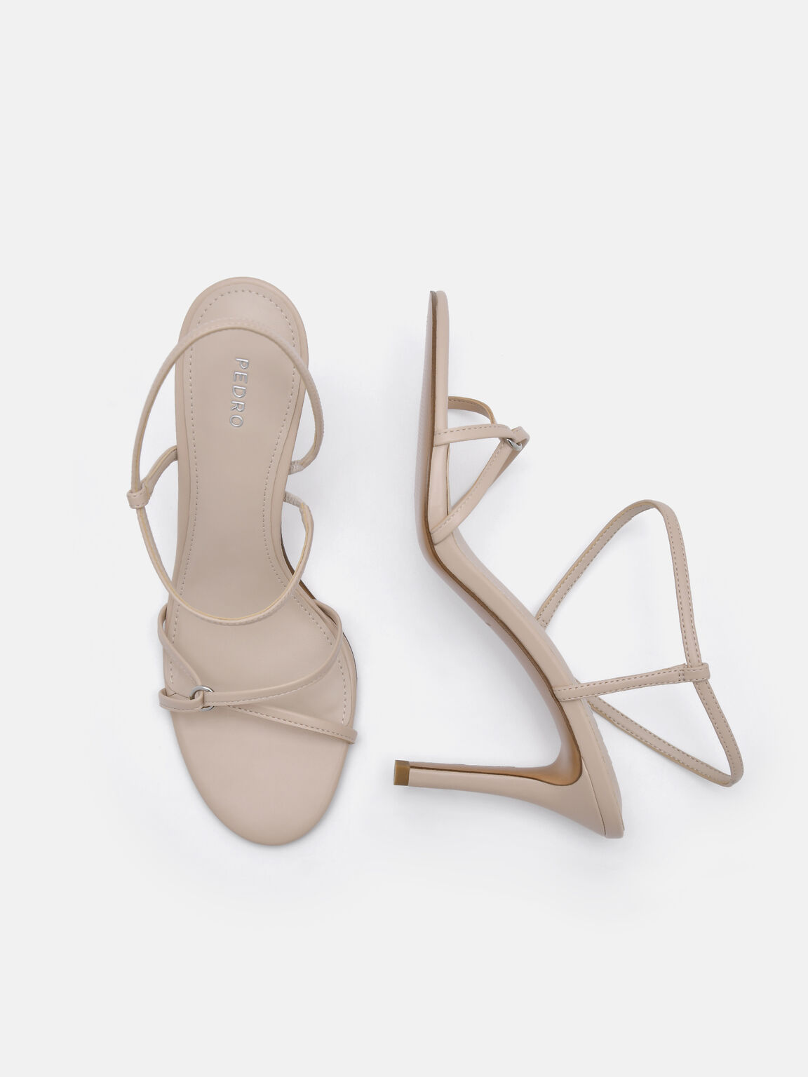 Dita Heel Sandals, Nude, hi-res