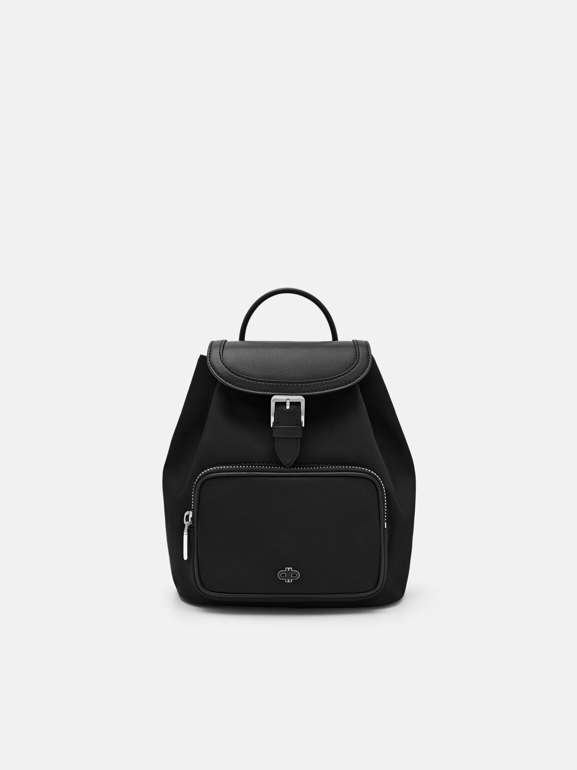 Ilena Nylon Backpack, Black Nylon, hi-res