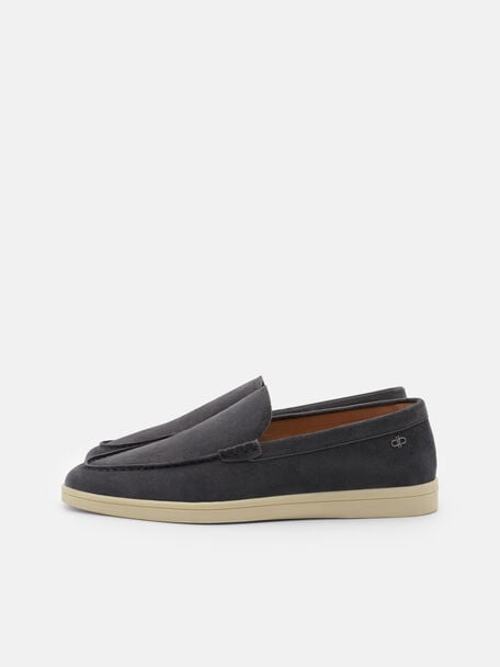 Roam Suede Loafers, Dark Grey, hi-res