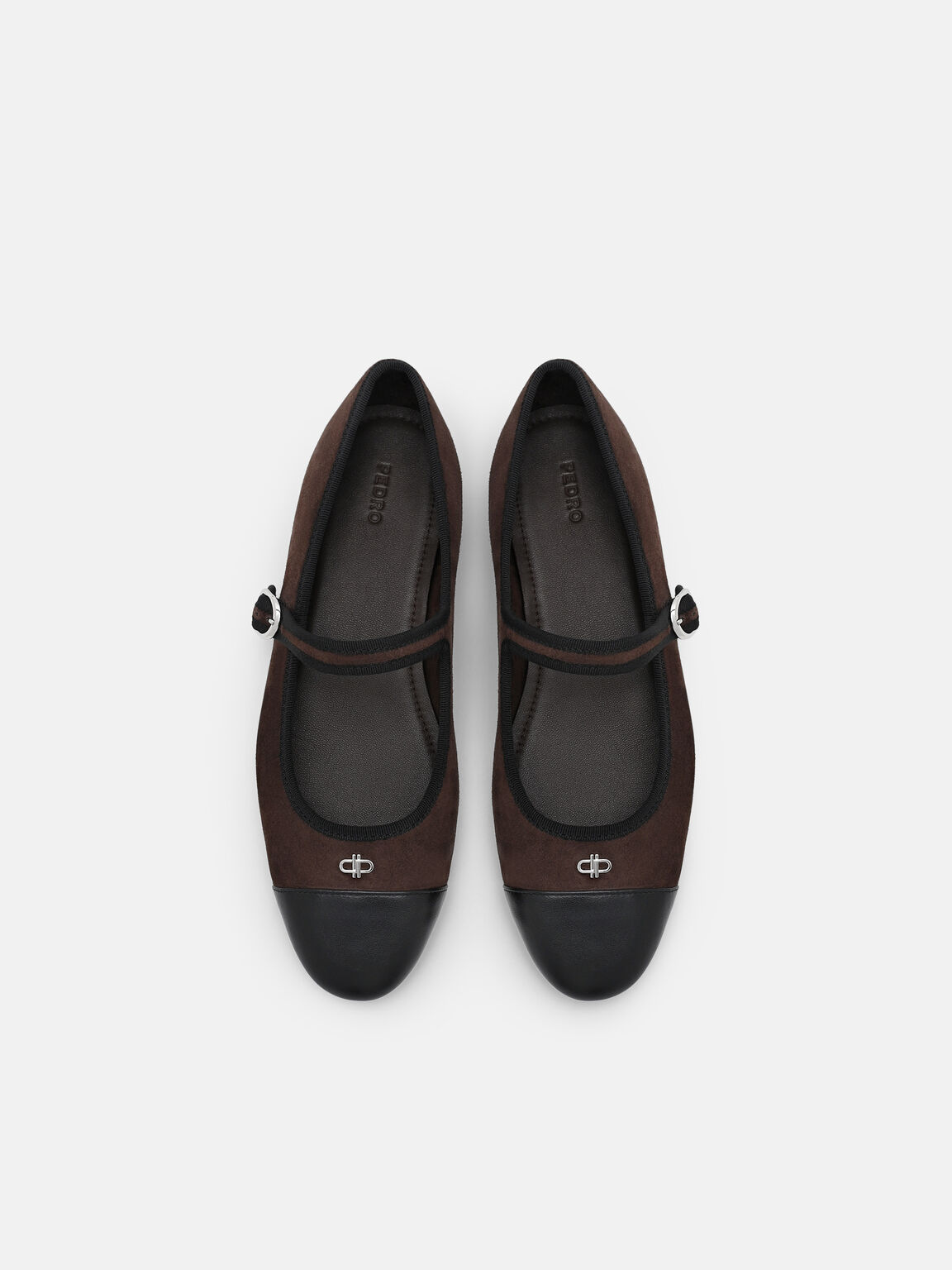 Gi&agrave;y b&uacute;p b&ecirc; đế thấp Alina, Dark Brown Suede, hi-res