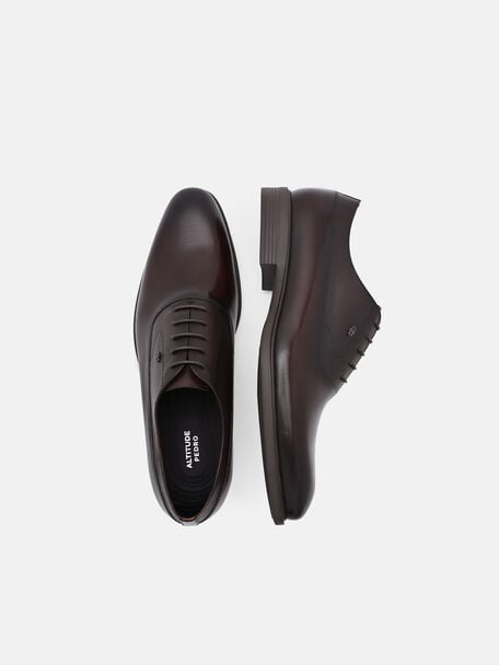 Gi&agrave;y oxford mũi nhọn Altitude, Brown Burnish, hi-res