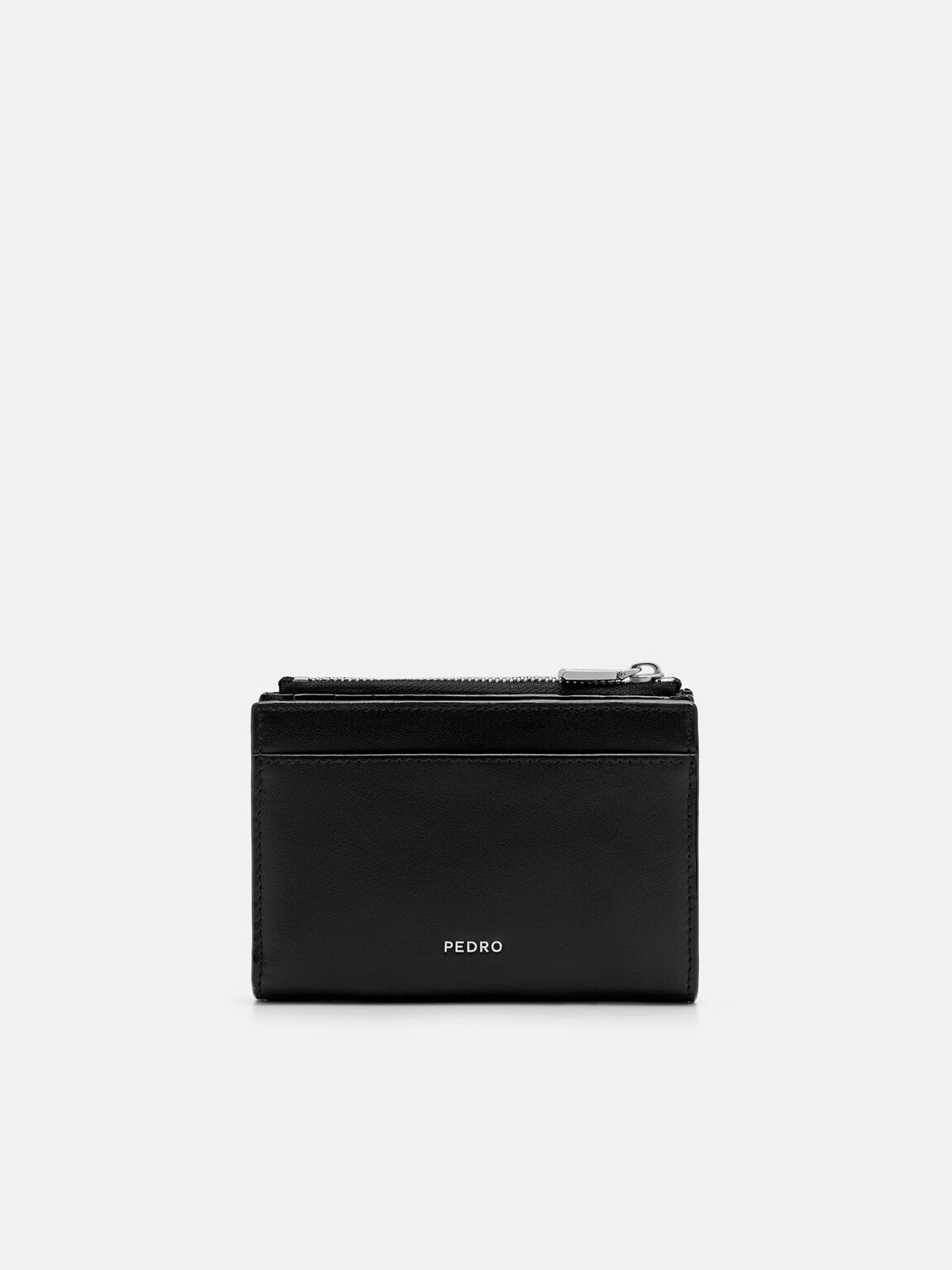 PEDRO Icon Leather Bi-Fold Wallet, Black, hi-res