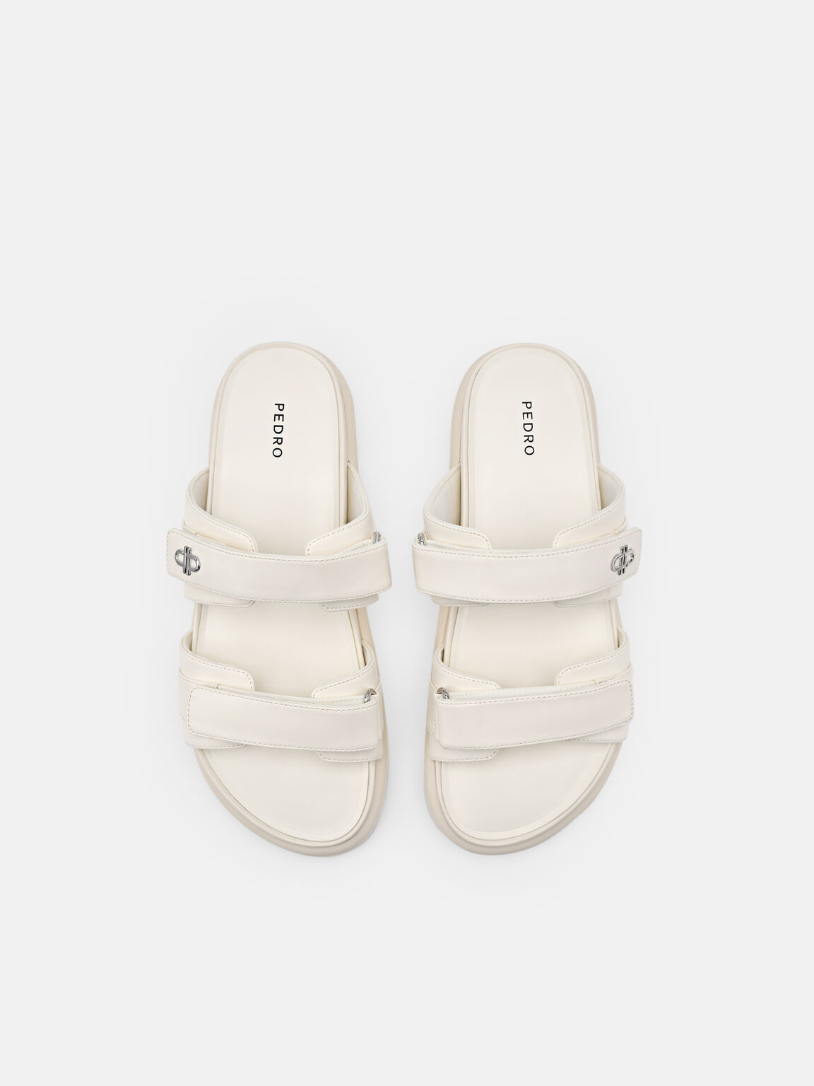 D&eacute;p quai ngang Velcro, Phấn, hi-res