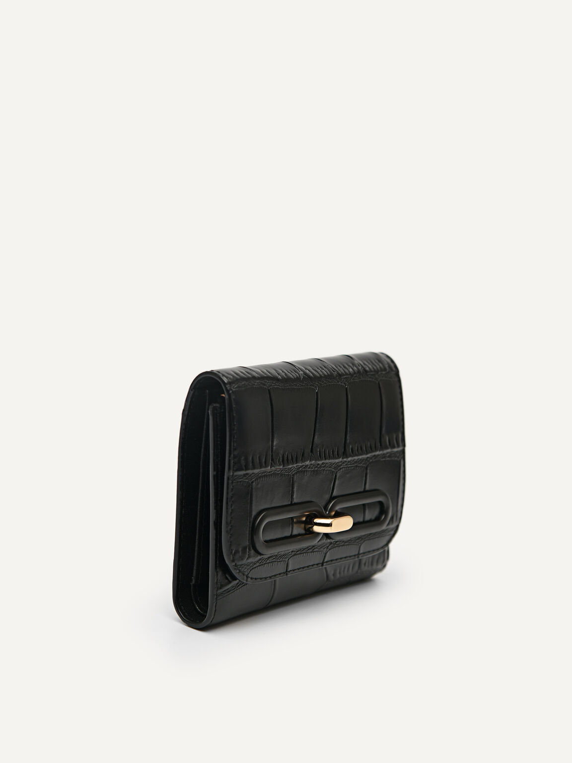 PEDRO Studio Leather Tri-Fold Wallet, Black, hi-res