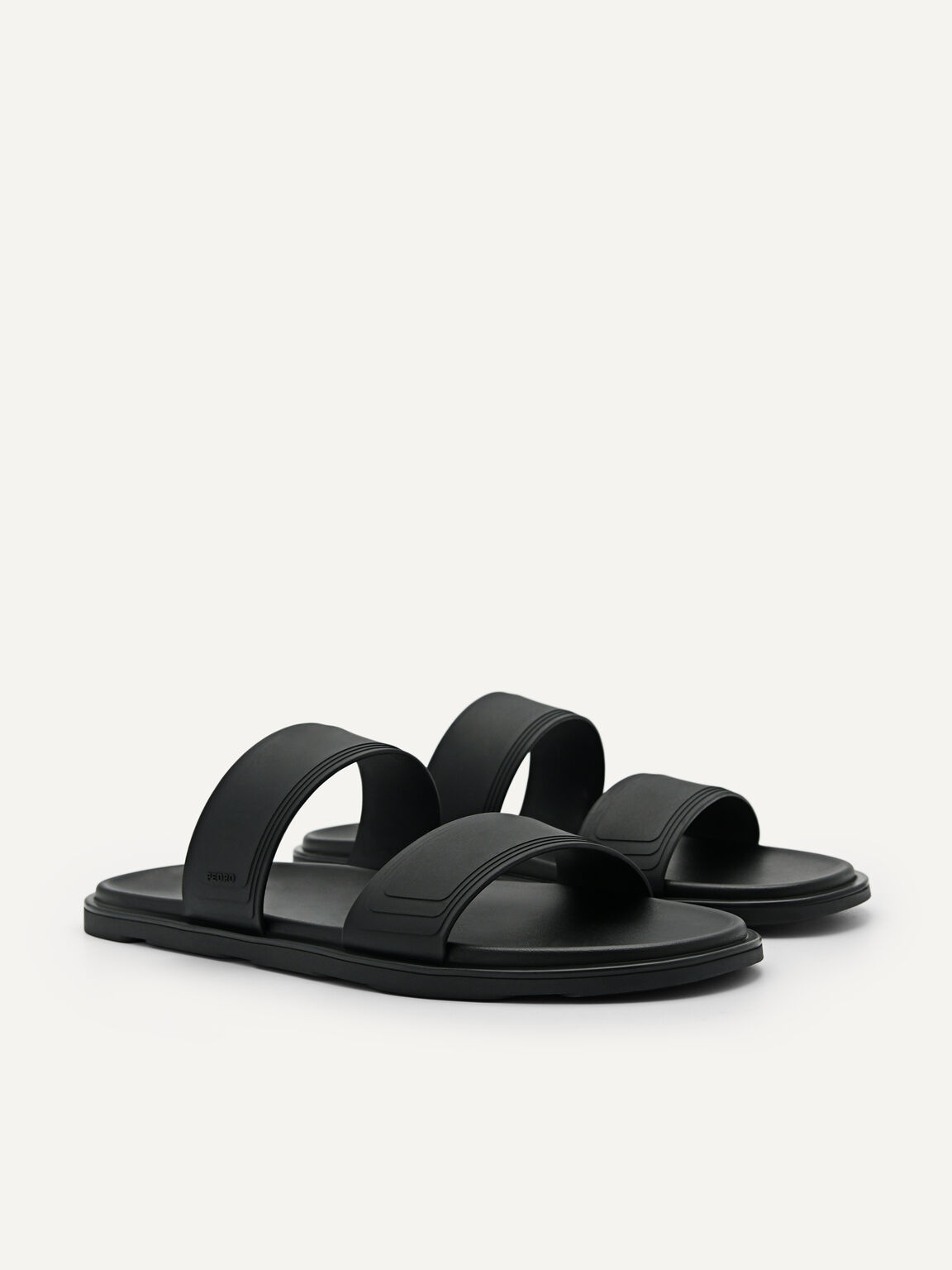 Pascal Slide Sandals, Black, hi-res