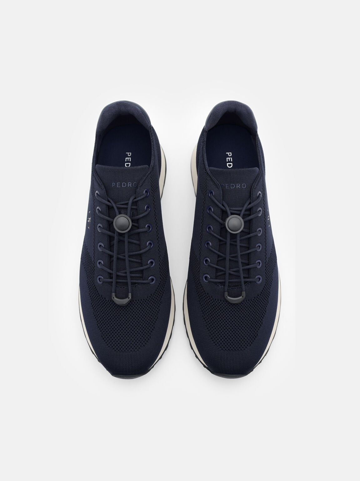 Gi&agrave;y sneakers cổ thấp Track, Navy Fabric