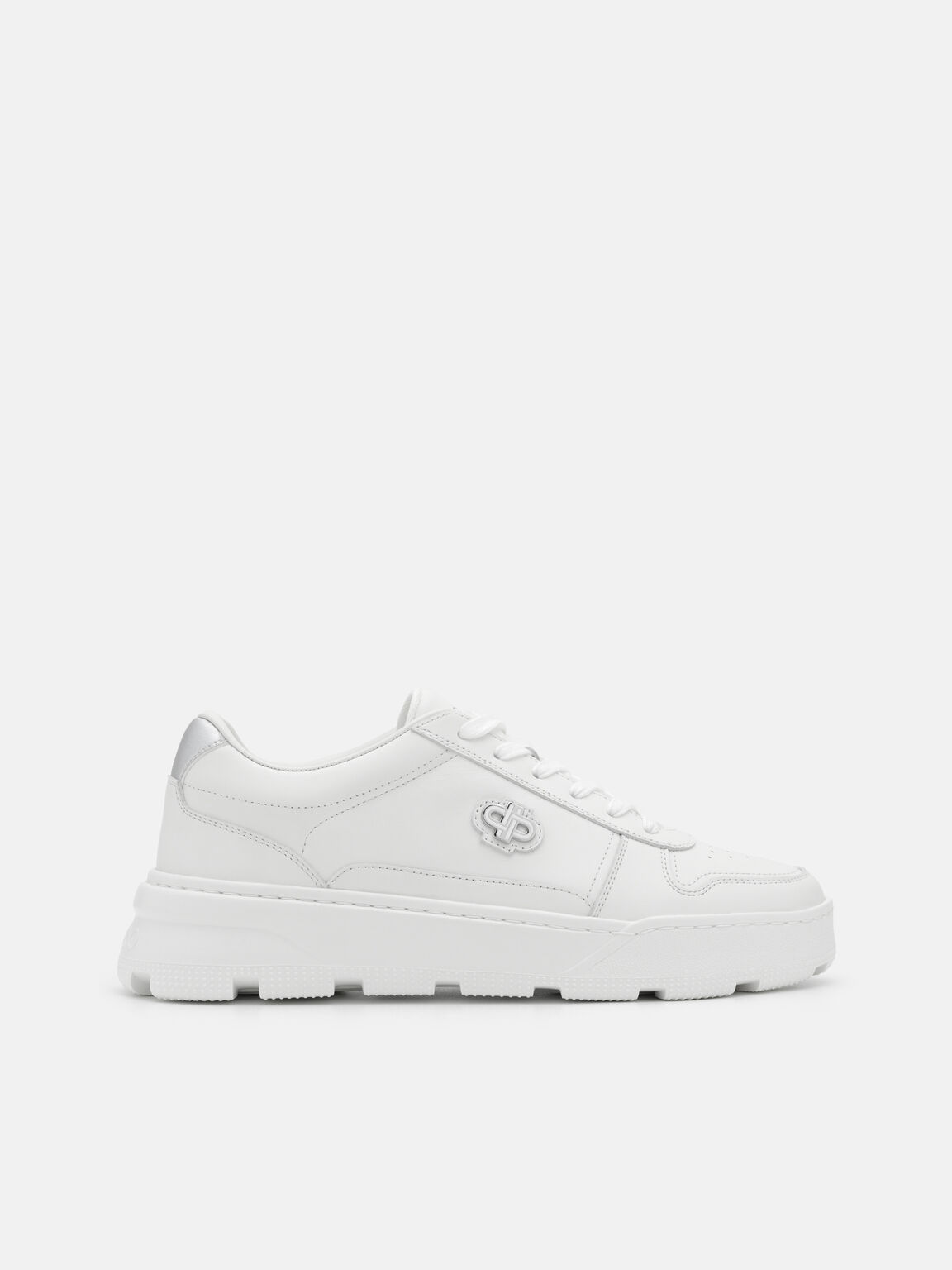 Ravel Leather Sneakers, White, hi-res