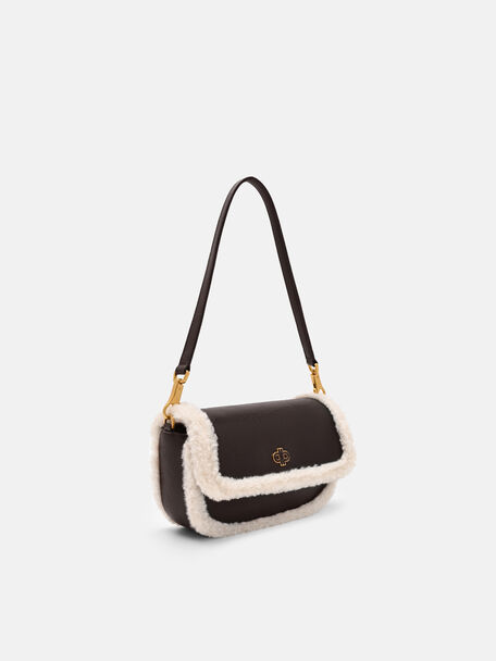 Willow Leather Shoulder Bag, Multi Fur, hi-res