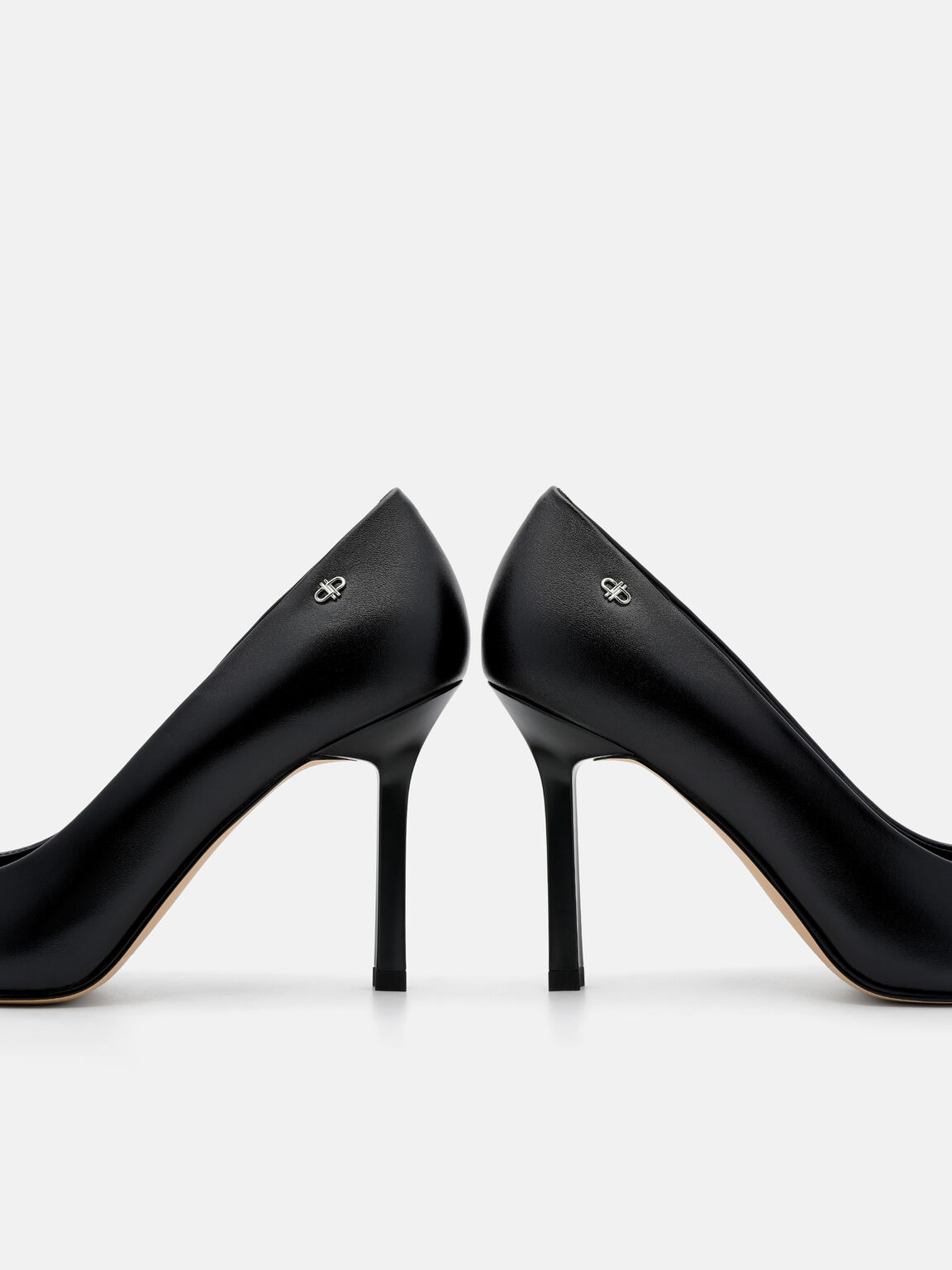 PEDRO Icon Leather Heel Pumps, Black, hi-res