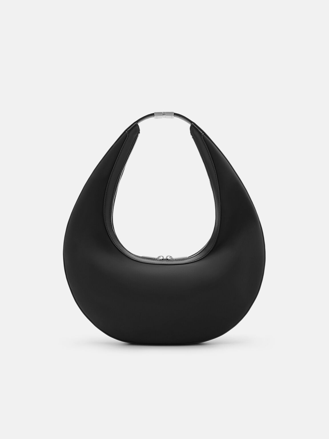 Jatte Nylon Hobo Bag, Black Nylon, hi-res