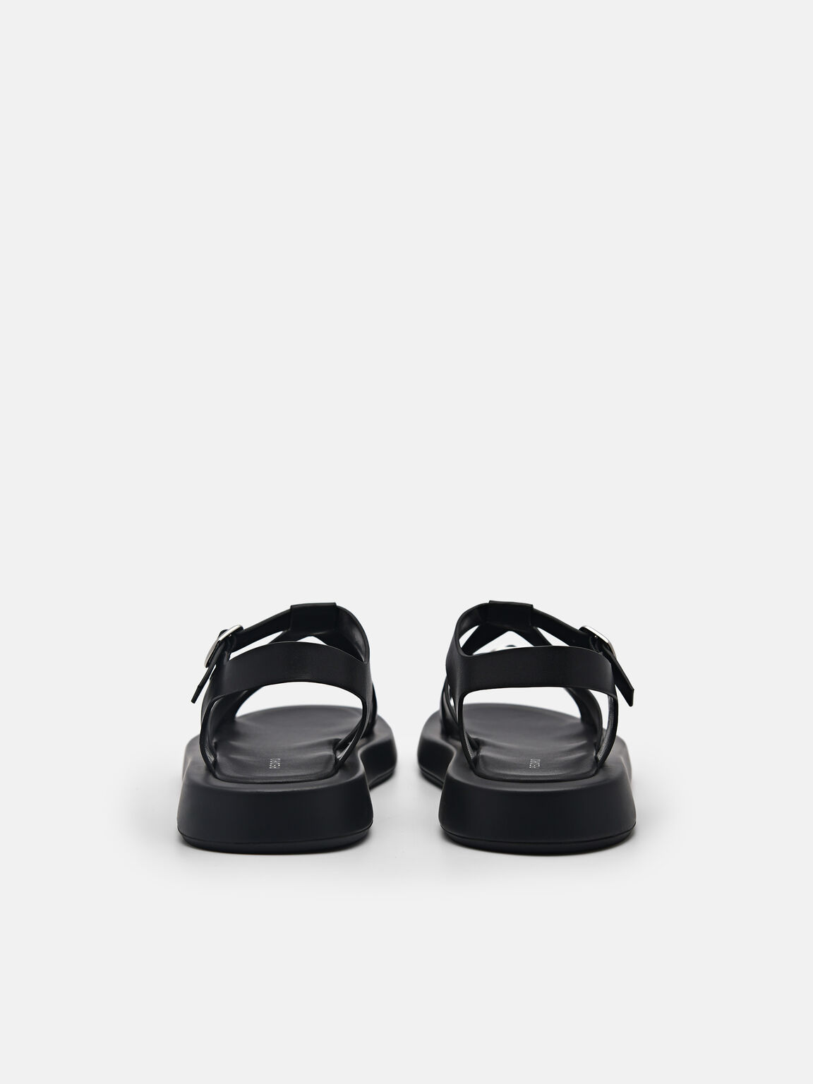 Eden Ankle Strap Sandals, Black, hi-res