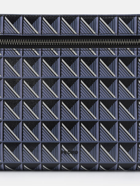 Clutch phom chữ nhật Bastian Axxis, Blue Canvas, hi-res