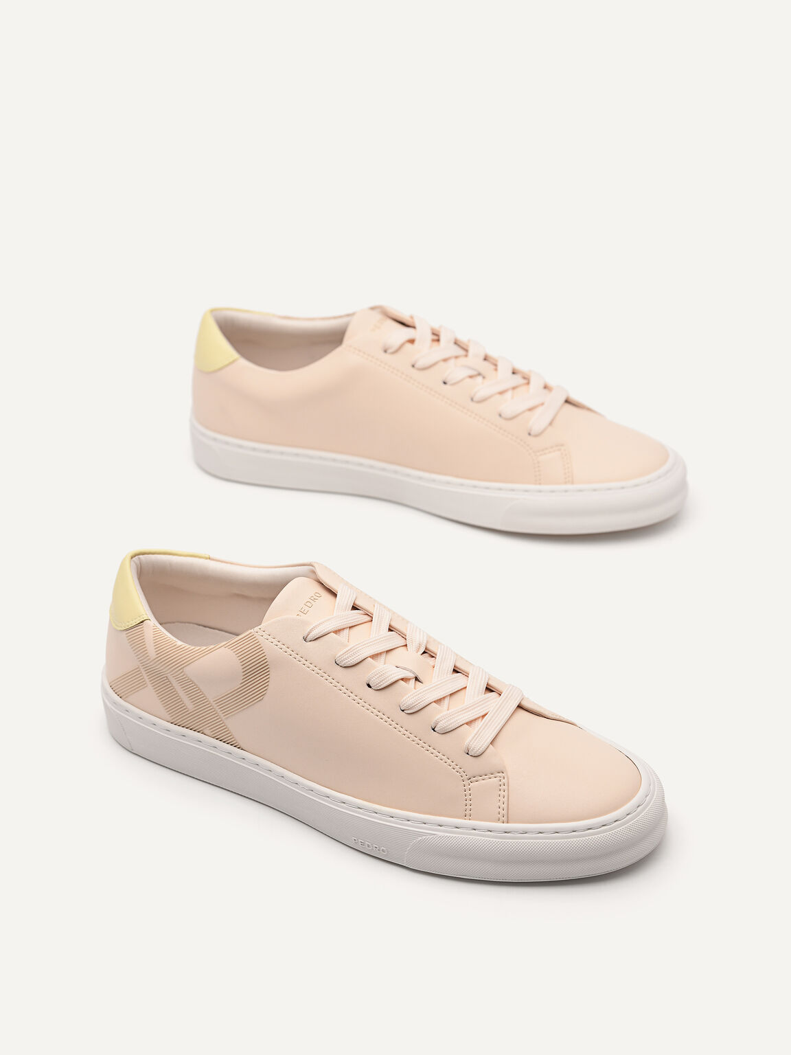 Giày sneakers cổ thấp Icon Court, Nude