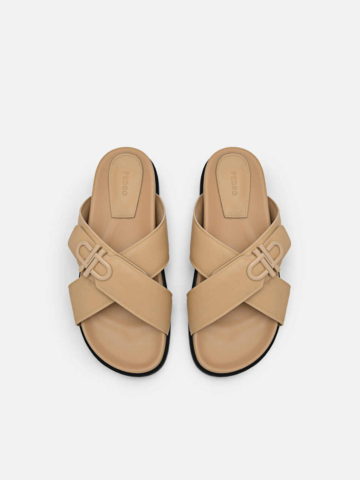 PEDRO Icon Cross Sandals, Nude, hi-res