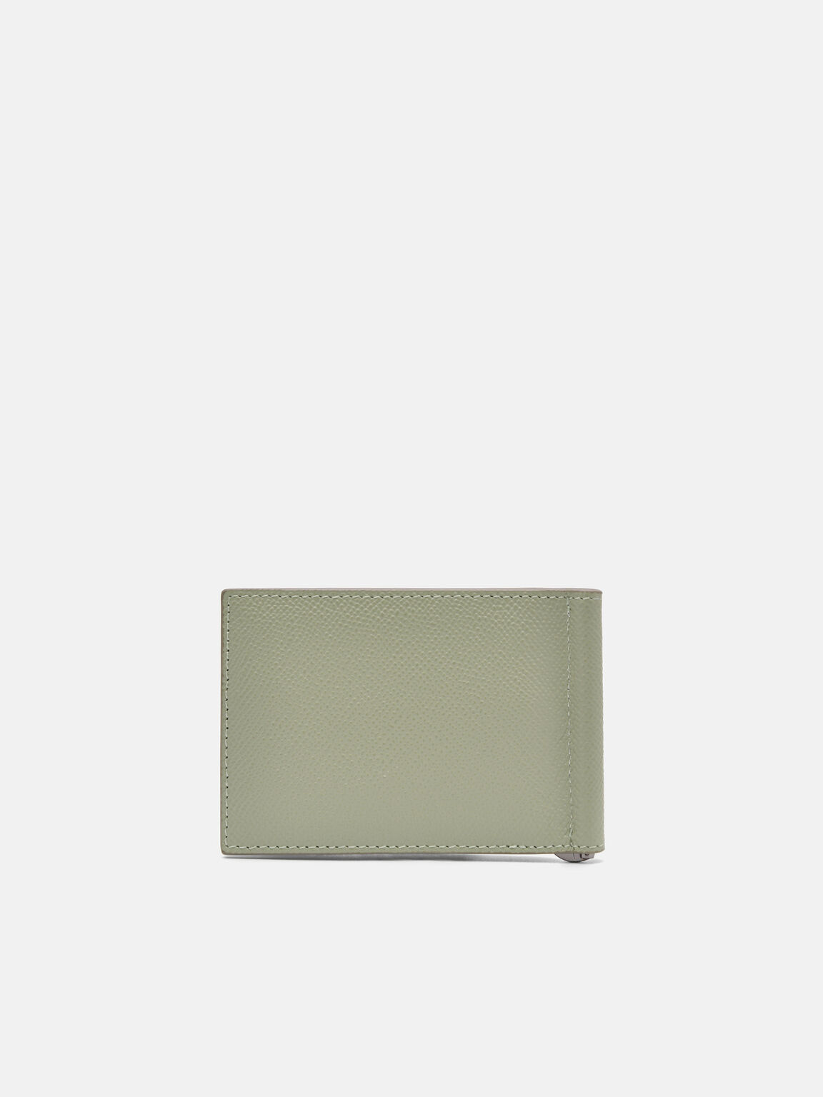 Oliver Leather Bi-Fold Card Holder with Money Clip, Olive, hi-res