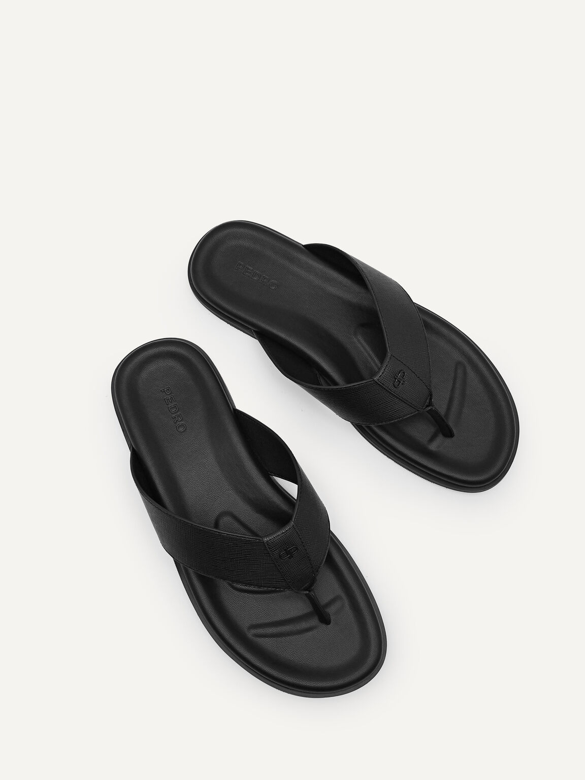 PEDRO Icon Thong Sandals, Black, hi-res