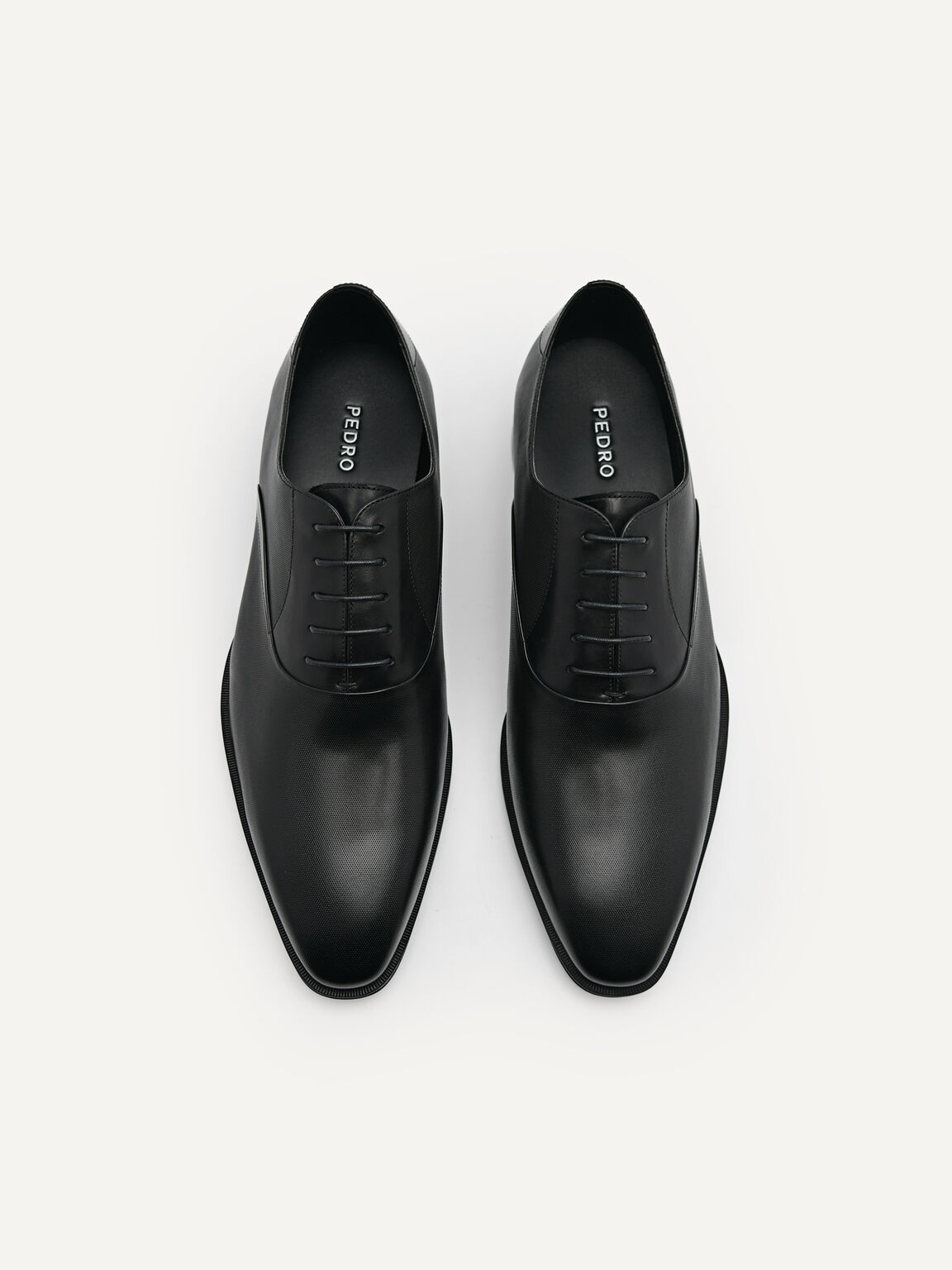 Holly Leather Oxford Shoes, Black, hi-res
