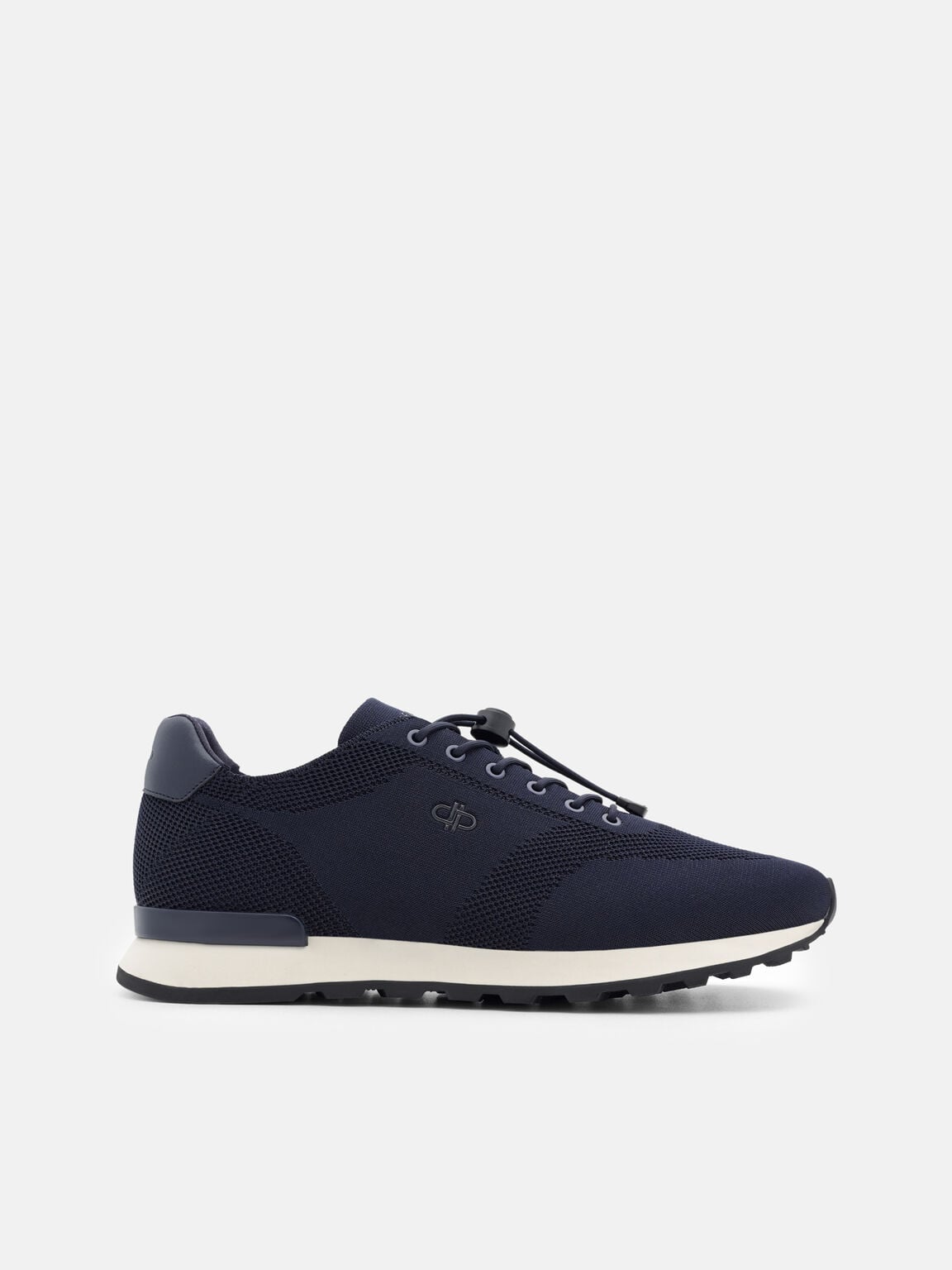 Gi&agrave;y sneakers cổ thấp Track, Navy Fabric