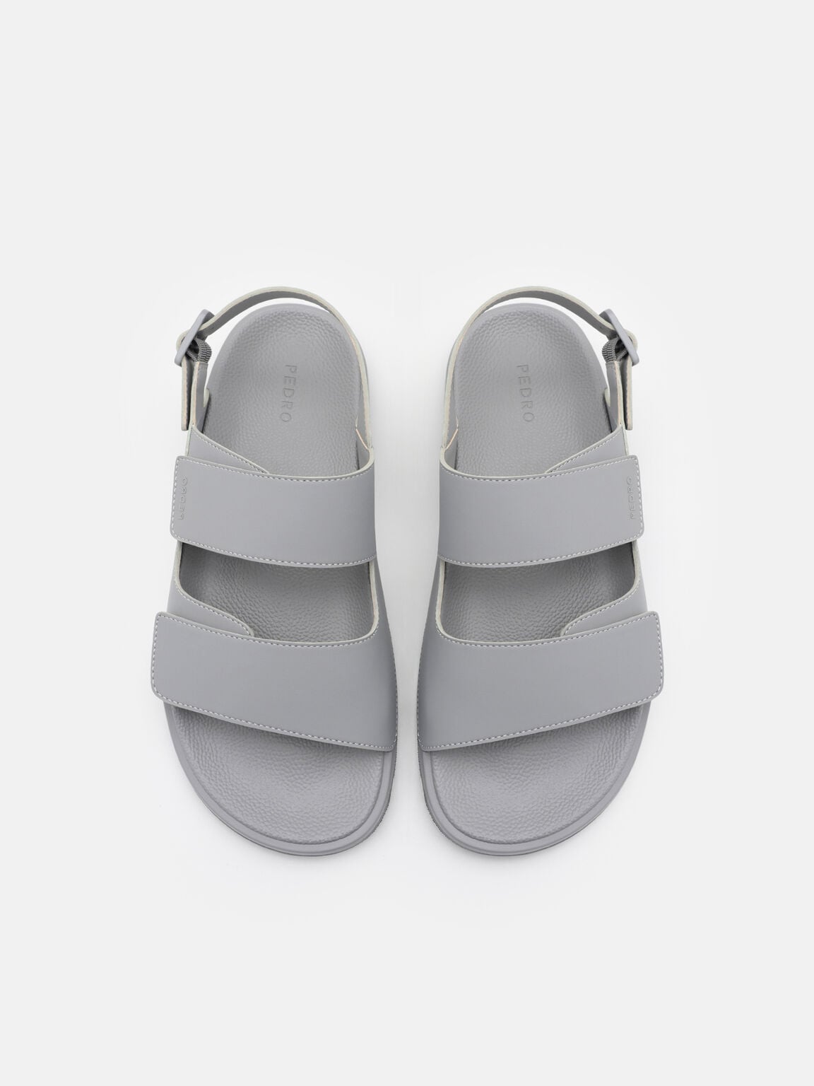Gi&agrave;y sandals đế bệt Jonah, X&aacute;m, hi-res