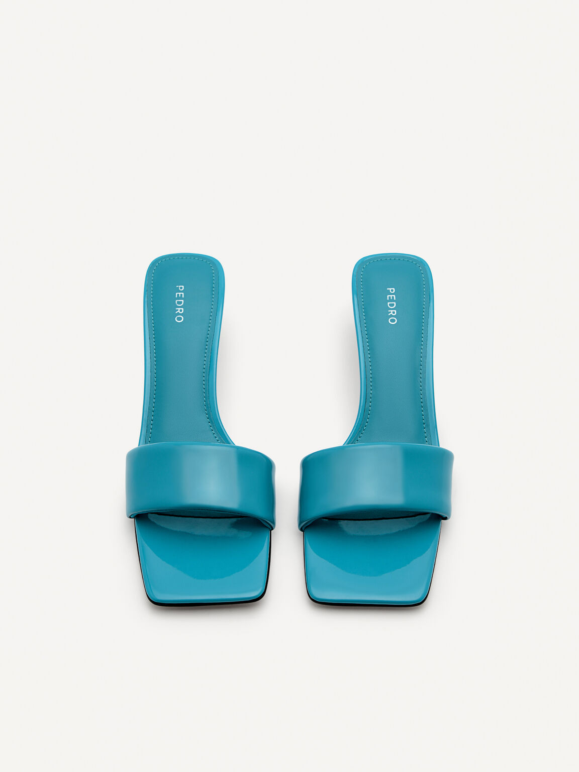 Porto Heel Sandals, Turquoise, hi-res