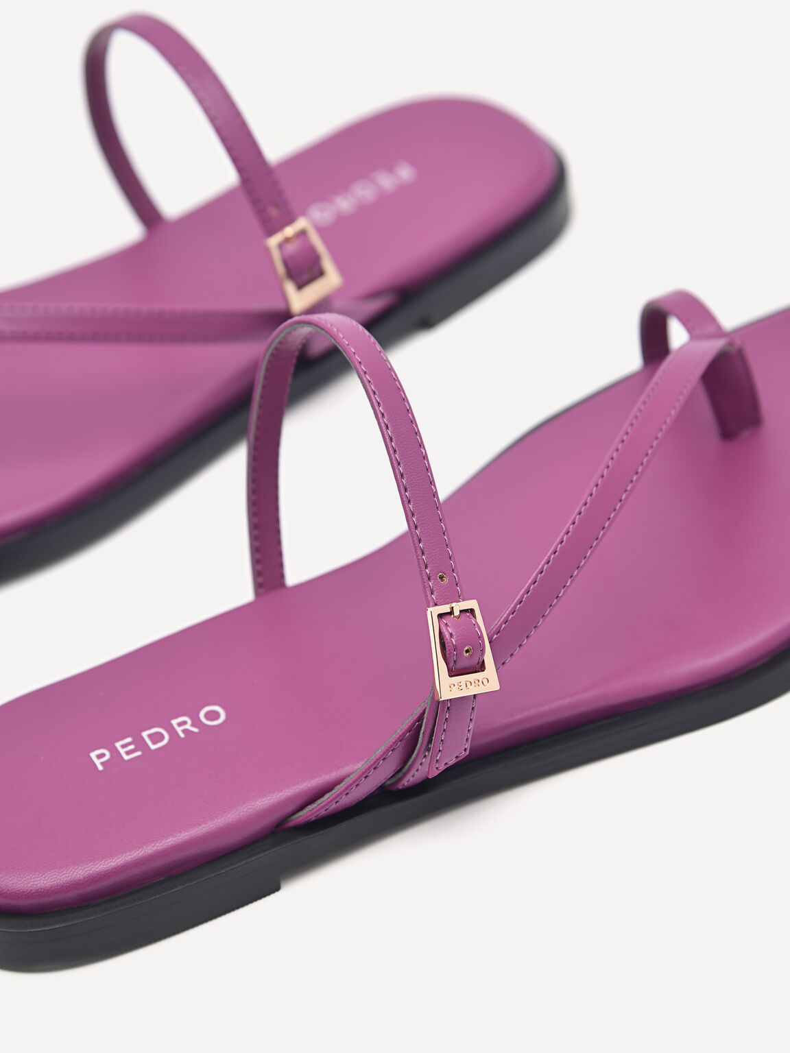 Lyra Toe Loop Sandals, Purple, hi-res