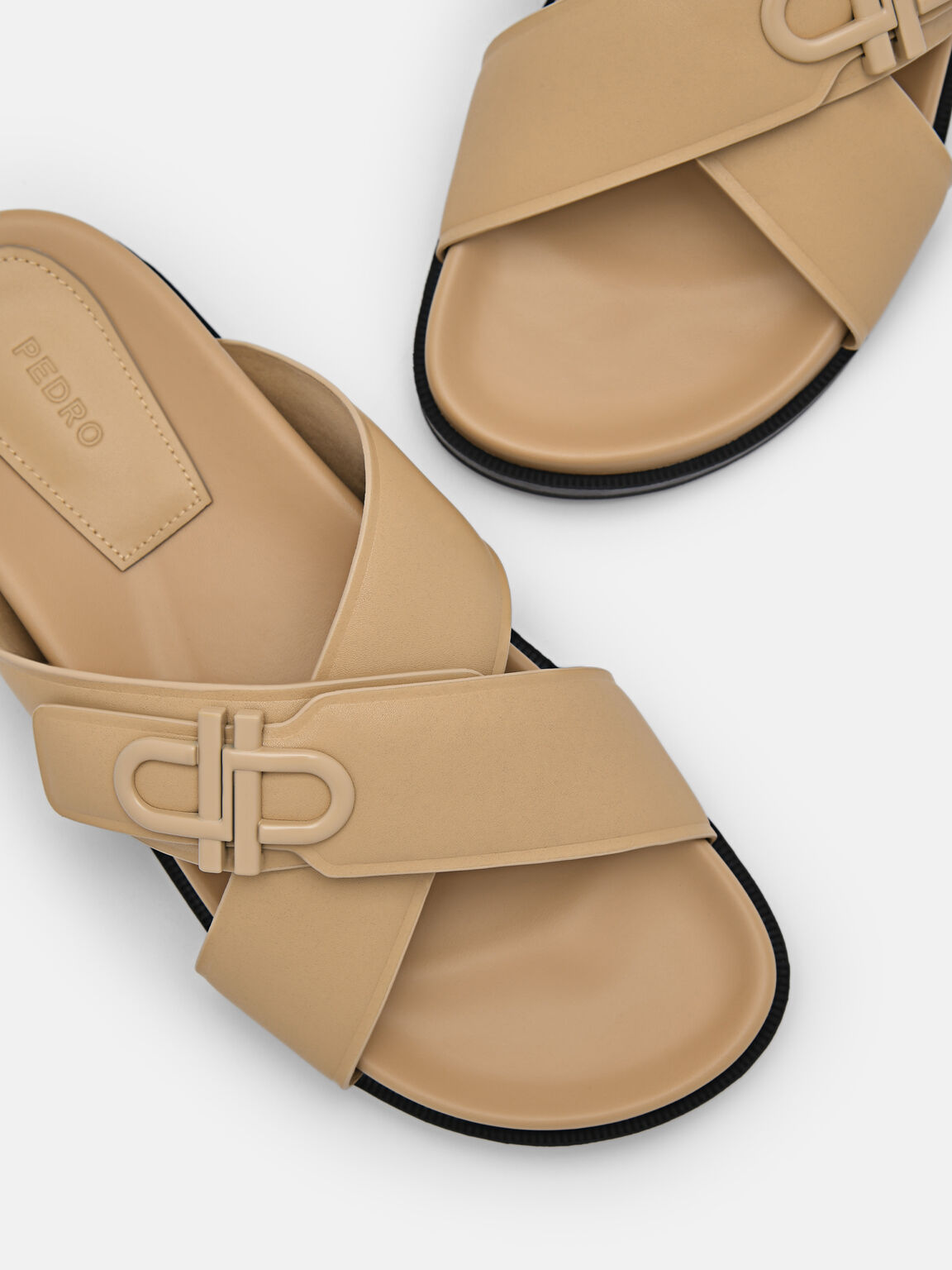 PEDRO Icon Cross Sandals, Nude, hi-res
